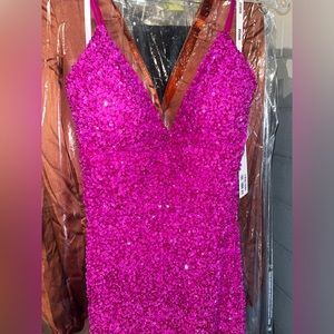 NWT JOVANI BEADED PROM GOWN